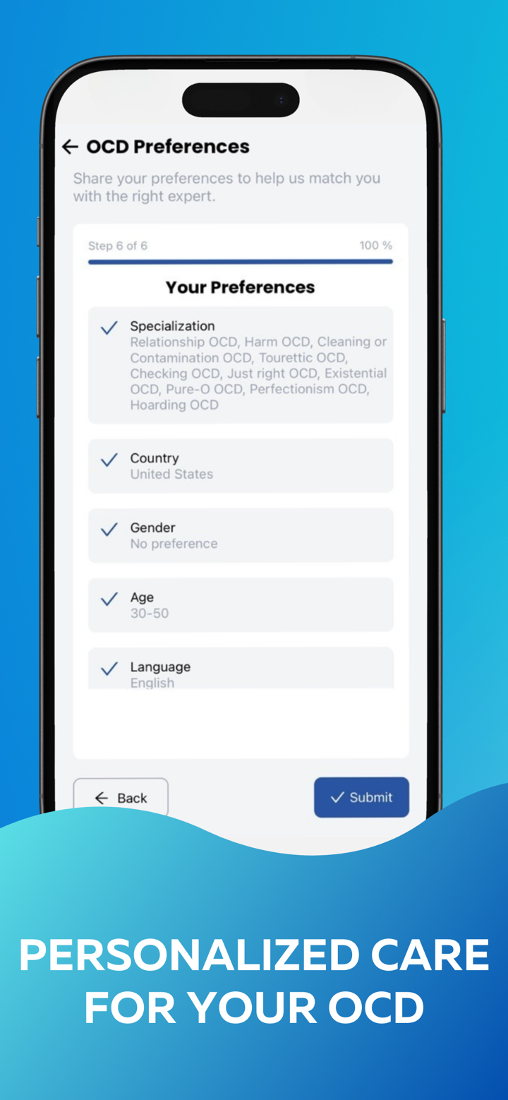 OCD Mantra | OCD Treatment App screenshot 2