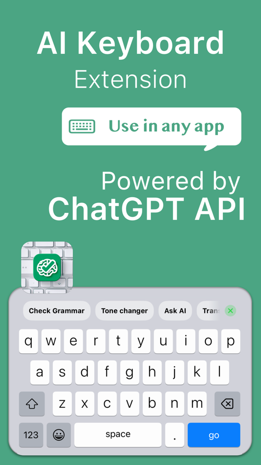 #1. TyperAI: AI Keyboard & Writer (iOS) Podle: Thao Tran