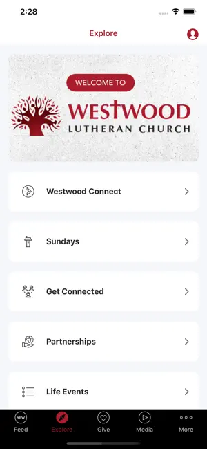 Westwood Church (Lutheran) screenshot 2