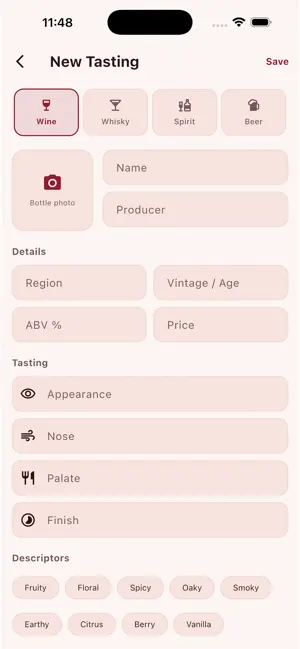 CellarNotes: Wine & Whisky screenshot 2
