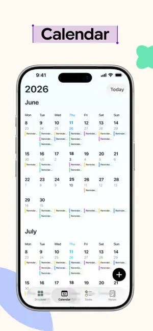 Ink: Lockscreen Calendar, Note iPhone screenshot 4