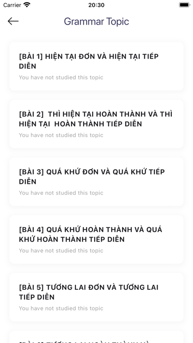Toeic X Screenshot