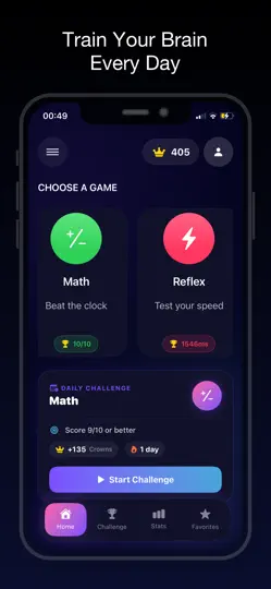Скриншот Brain Games For Adults на iPhone 1