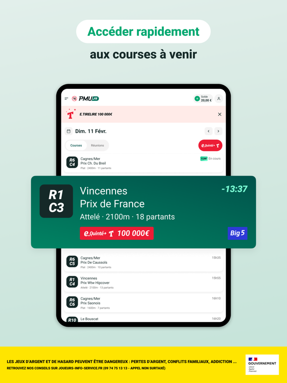 Screenshot #6 pour PMU.fr - Pari Hippique & Turf