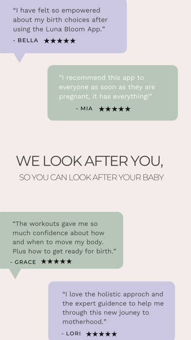 Luna Bloom: Workouts for Moms Screenshot 10 of 10