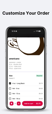 JUJU'S COFFEE iPhone screenshot