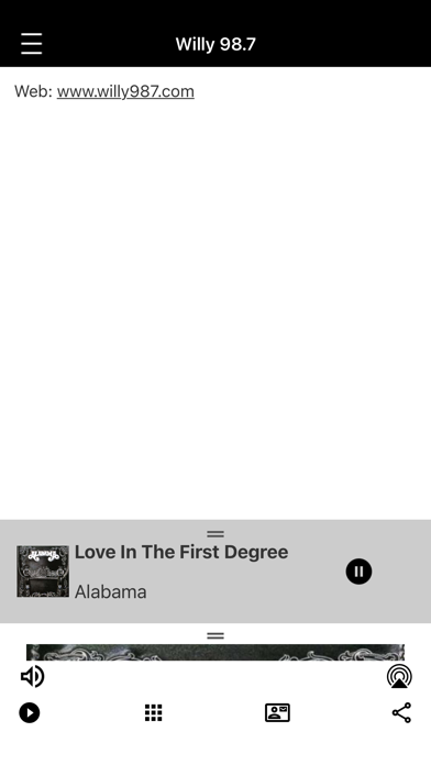 Willy 98.7 & 1550 iPhone screenshot 3 - Entertainment app