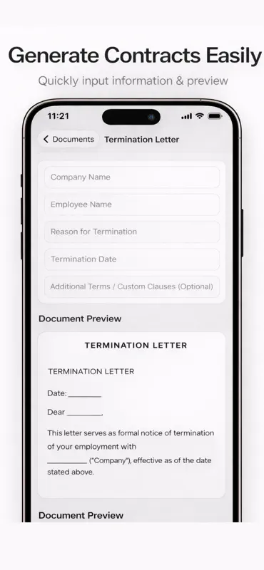 Legal Document Generator screenshot 7 of 7