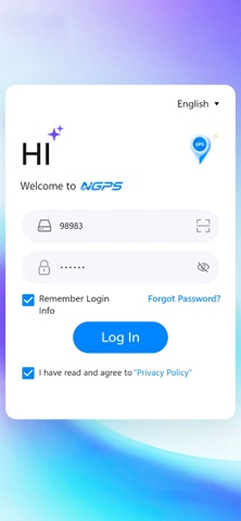 NGPS iPhone screenshot