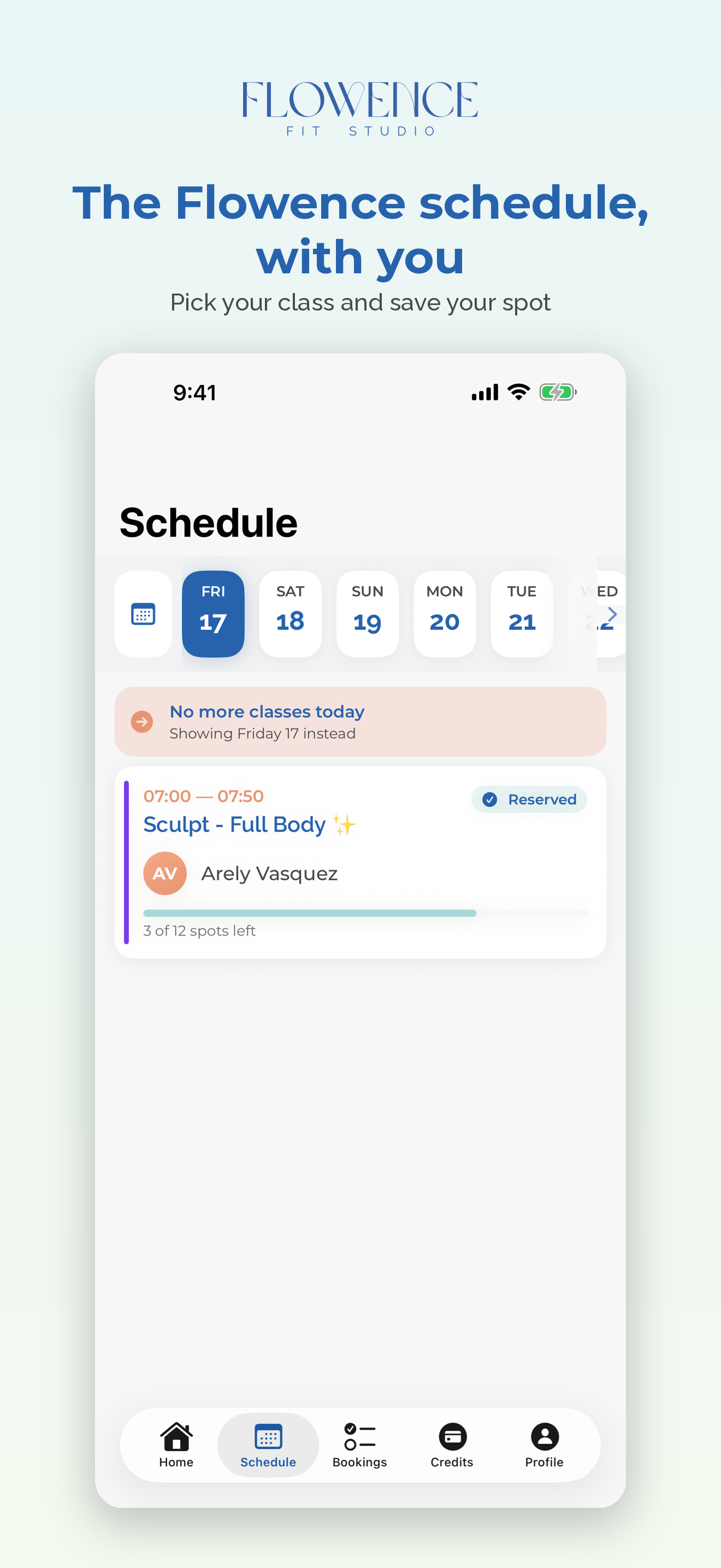 Flowence Fit Studio screenshot 2