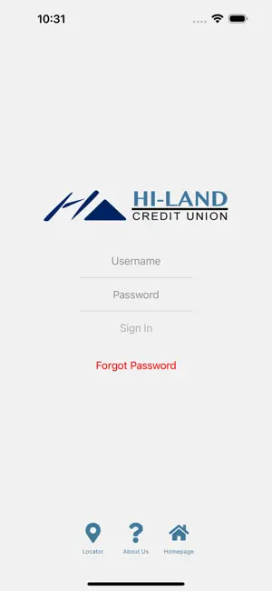 Hi-Land CU Mobile Banking screenshot 1