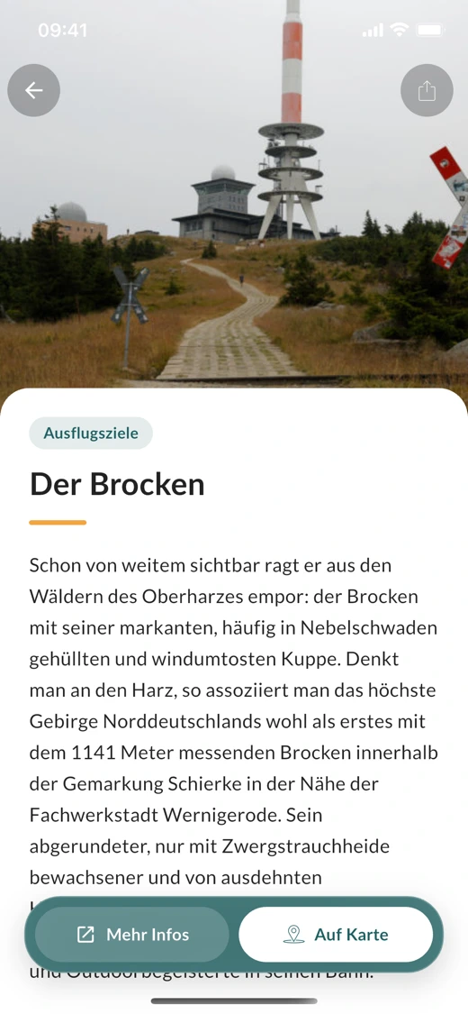 Harz App - mit Stempelheft screenshot 1