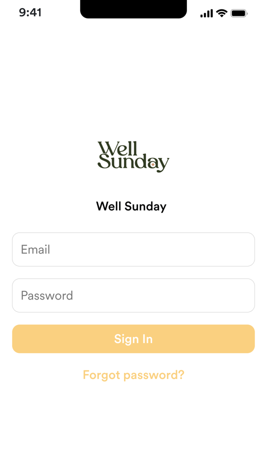 Well Sunday Health - 1.0 - (iOS)