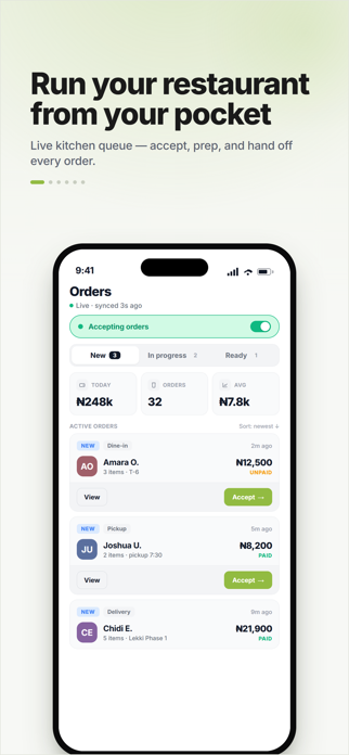 Dinesurf Vendor Screenshot 1 of 6