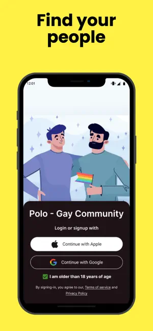 Polo – Gay Community & Support iPhone screenshot 1