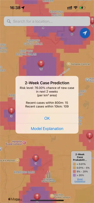 Dengue Map Malaysia screenshot 2