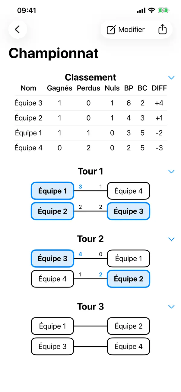 Screenshot #1 pour Bracket Builder: Tournoi
