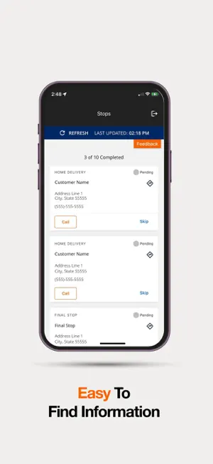 The Home Depot Driver Handheld screenshot 2