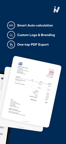Invoice Generator: Sim Invoice iPhone screenshot