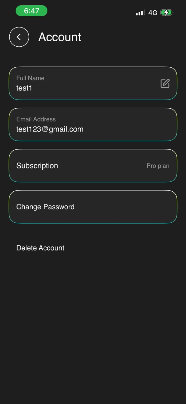 iPhone screenshot