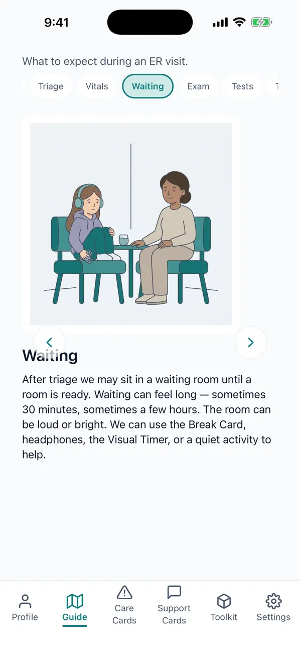 Screenshot #2 pour calmER Companion
