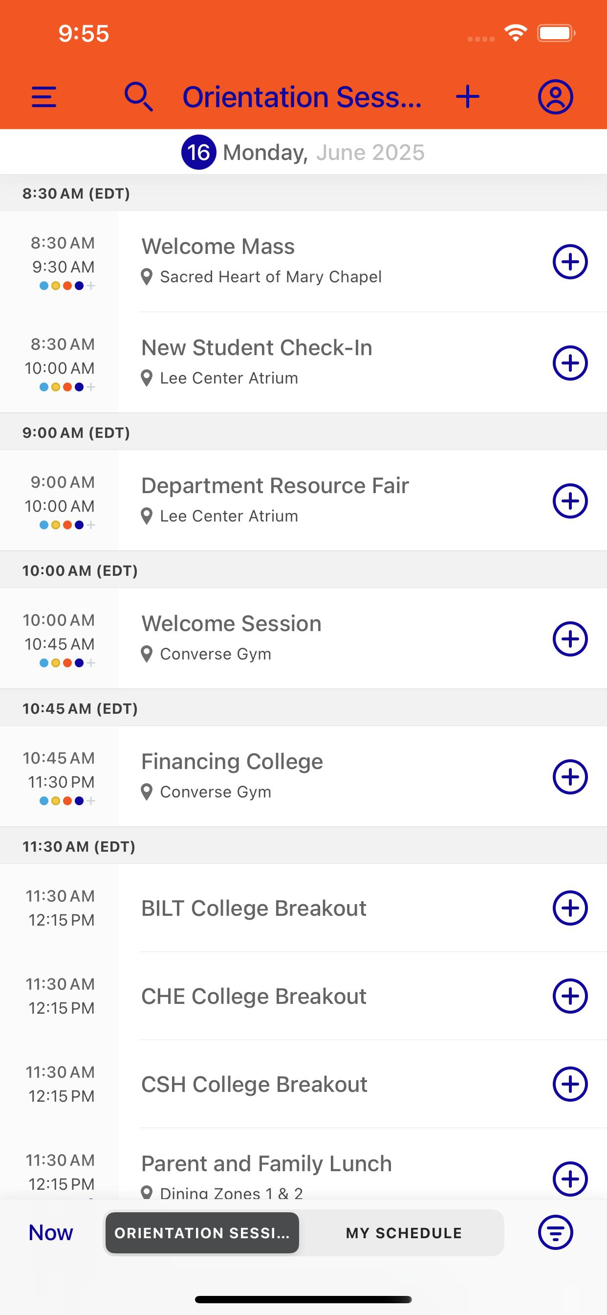 Marymount Orientation