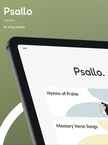 Psallo iPad screenshot