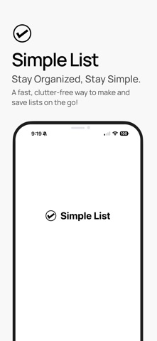 SimpleListApp (Official) screenshot