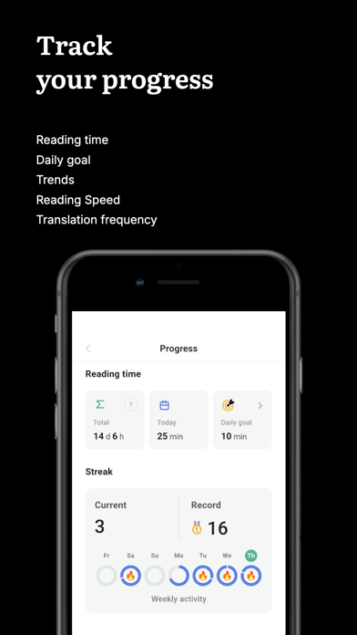 Linga: Read & Learn Languages iPhone screenshot 7 - Education app