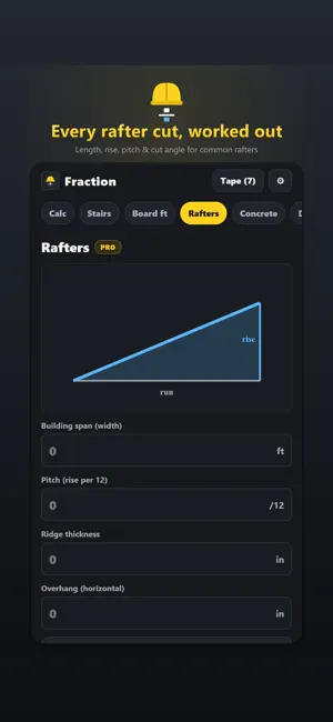 Fraction Calculator: Feet Inch screenshot 3