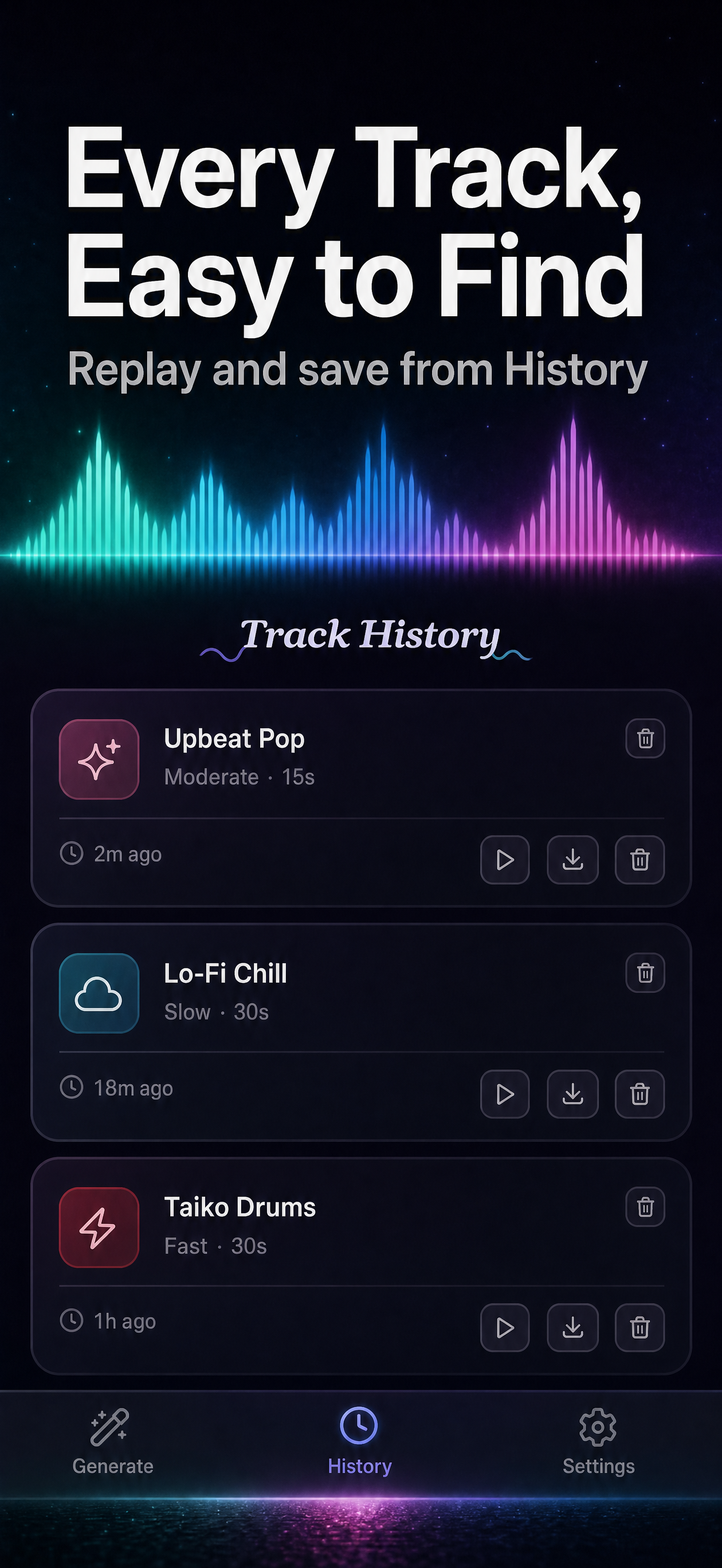 ReelRiff: AI Music for Videos screenshot 6