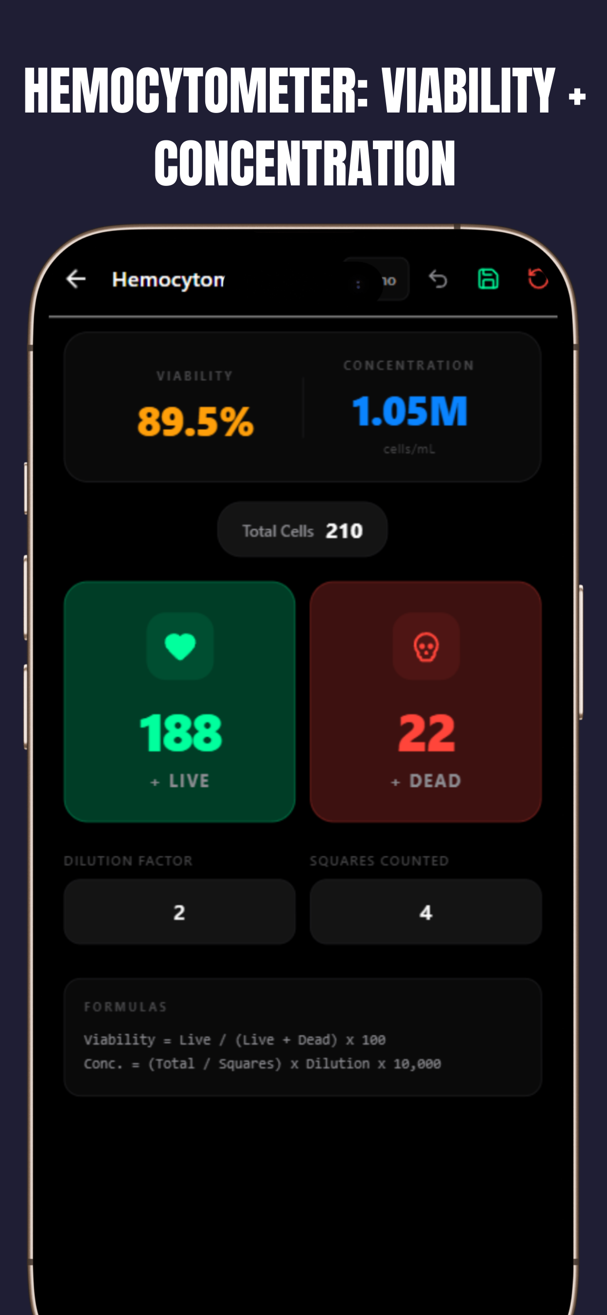 Hemo Counter: Lab Cell Counter