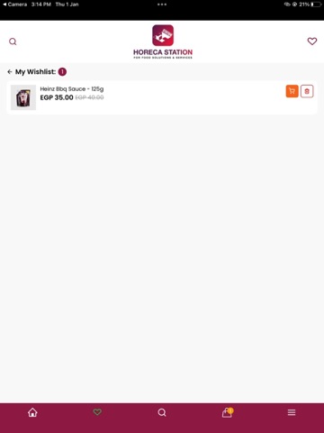 Horeca Station iPad screenshot