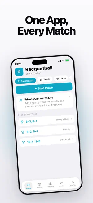 Racquetball Score Tracker screenshot 2