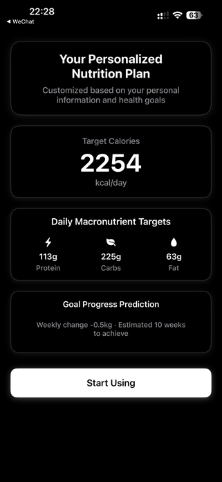 EasyCalorie: Snap & Track Cal Screenshot 3 of 5