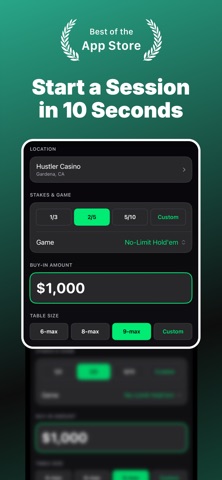 PokerLog: Tracker & Bankroll screenshot
