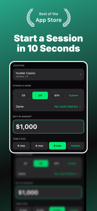 PokerLog: Tracker & Bankroll Screenshot 2 of 6