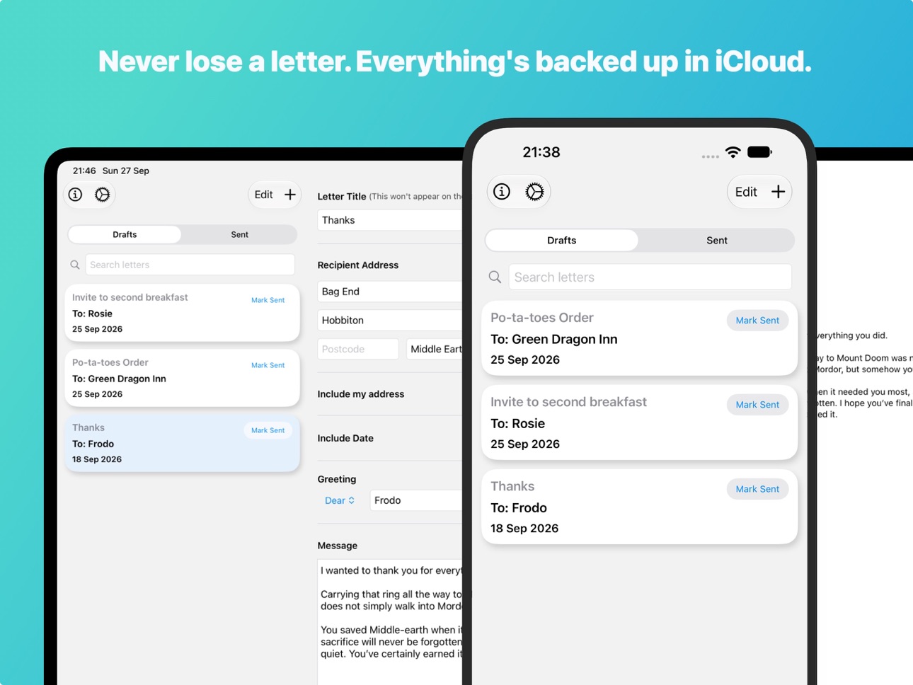 Screenshot 6 of Simple Letters