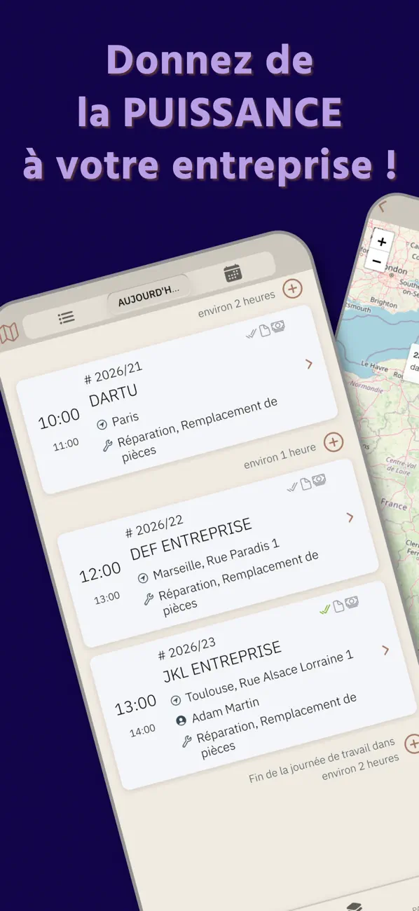 Screenshot #1 pour À votre service - CRM facile