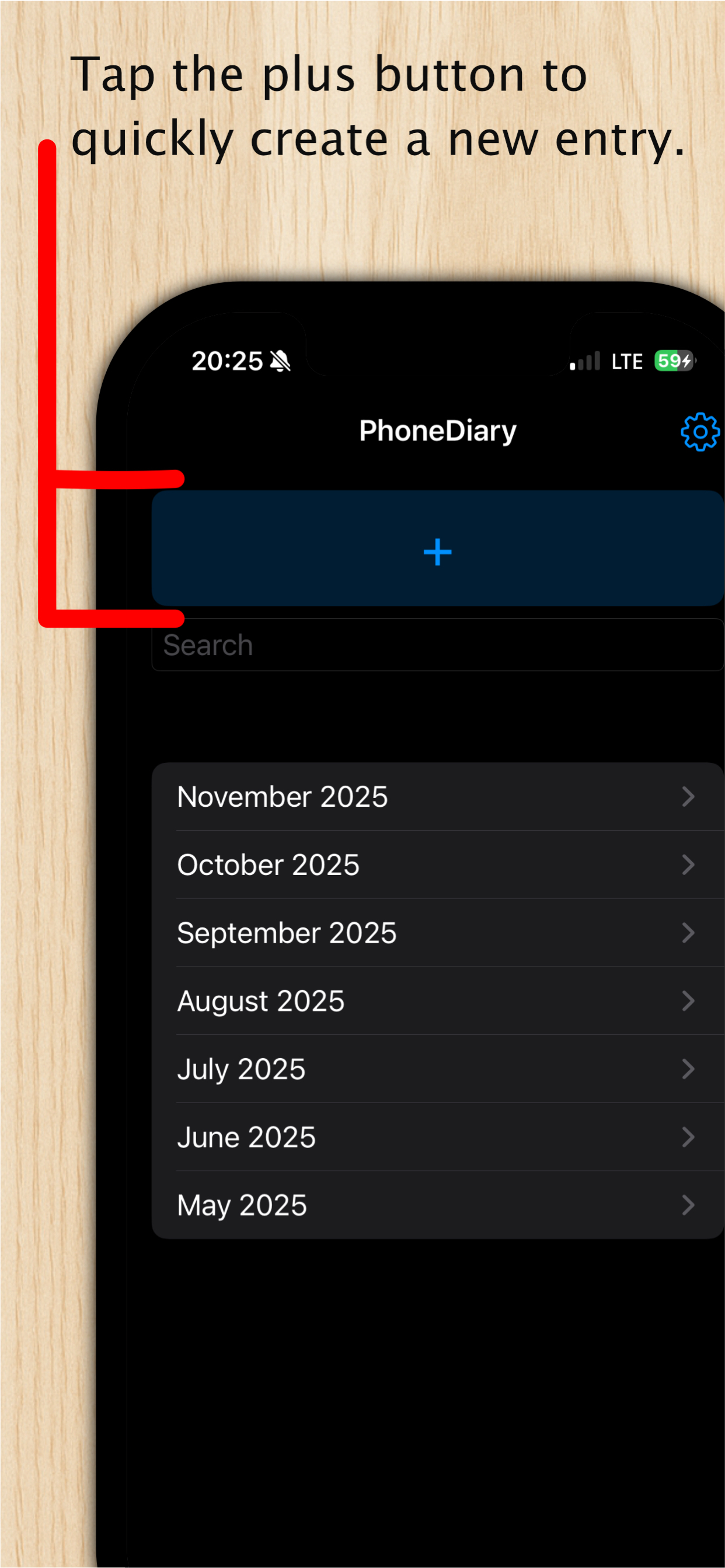 PhoneDiary Tagebuch screenshot 3