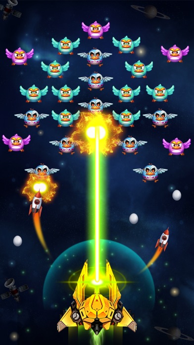 Chicken Attack: Galaxy Shooter Screenshot