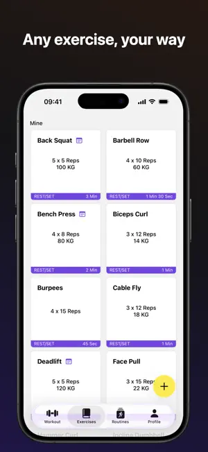 Strainup: Workout Builder screenshot 4