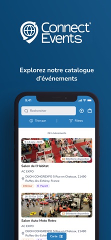 Connect'Events iPhone screenshot