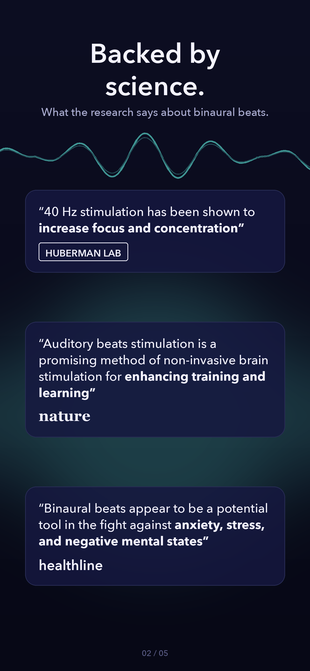 Binaural Beats: Sleep Sounds screenshot 2