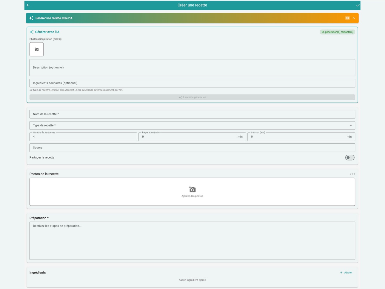 Screenshot 10 of Cooking Familly Menu Semaine