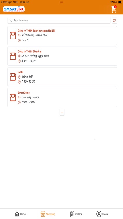 Smartlink F&B Customer