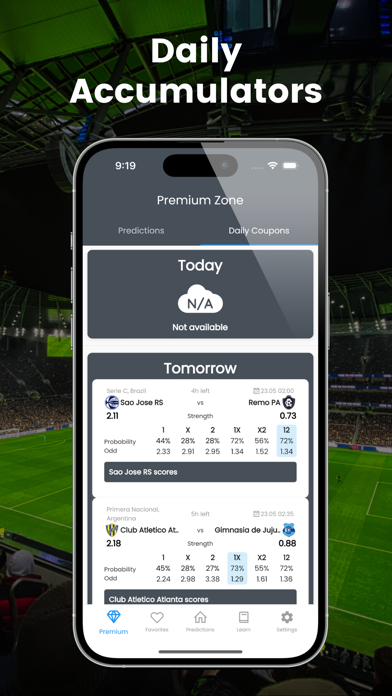 X Betting Predictions Screenshot