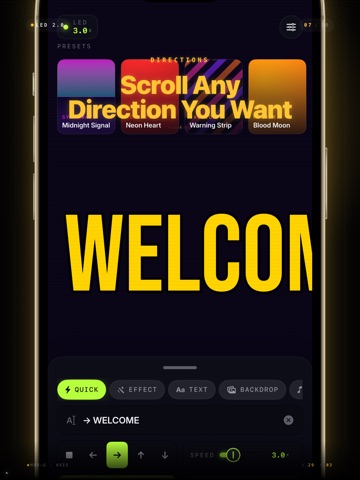 LED Scroller: Banner Text Sign iPad screenshot
