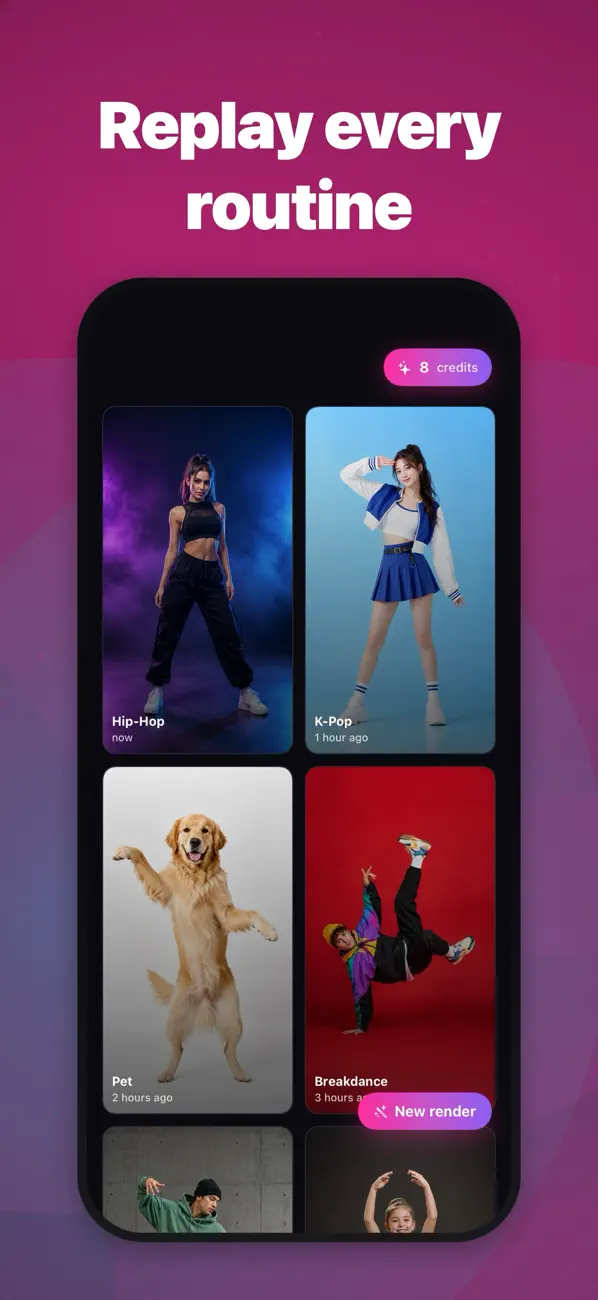 Screenshot #2 pour AI Dance Video Maker: PopOff