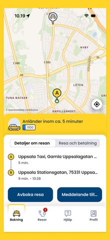 Uppsala Taxi 100 000 screenshot